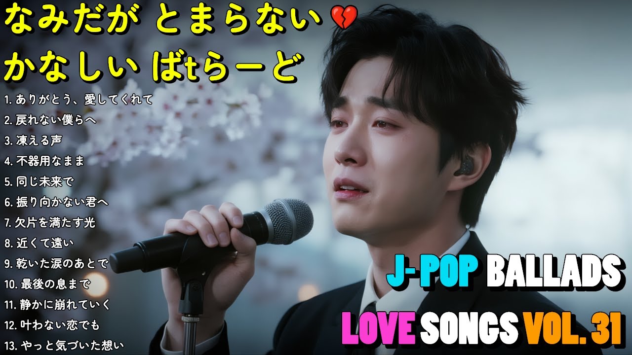 💔 泣ける悲しい歌 Vol. 31｜切ないラブソングメドレー2025｜ありがとう、愛してくれて【歌詞付き】