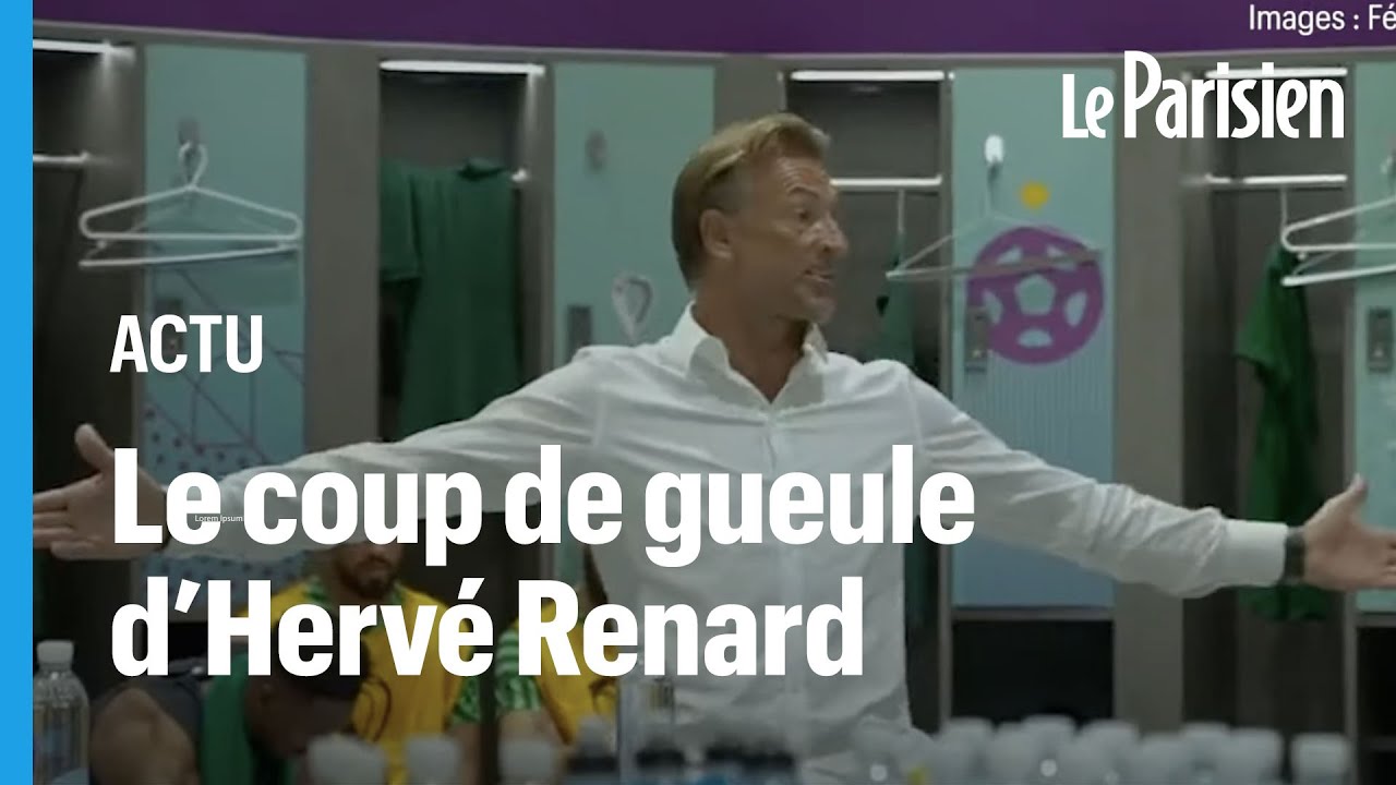 «Prends un selfie avec Messi !» : le discours d'Hervé Renard à la mi-temps Arabie Saoudite-Argentine