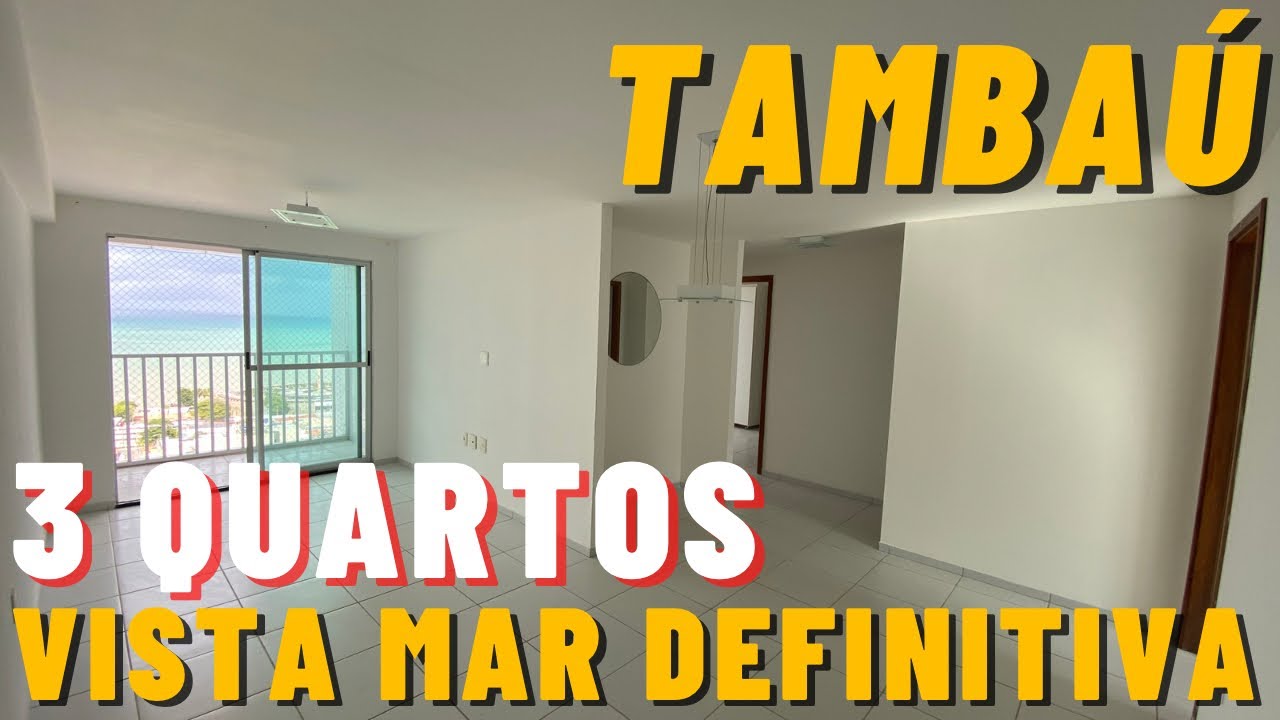 OPORTUNIDADE! À venda apartamento VISTA DEFINITIVA 3 quartos - TAMBAÚ - JOÃO PESSOA/PB - R$ 750.000.