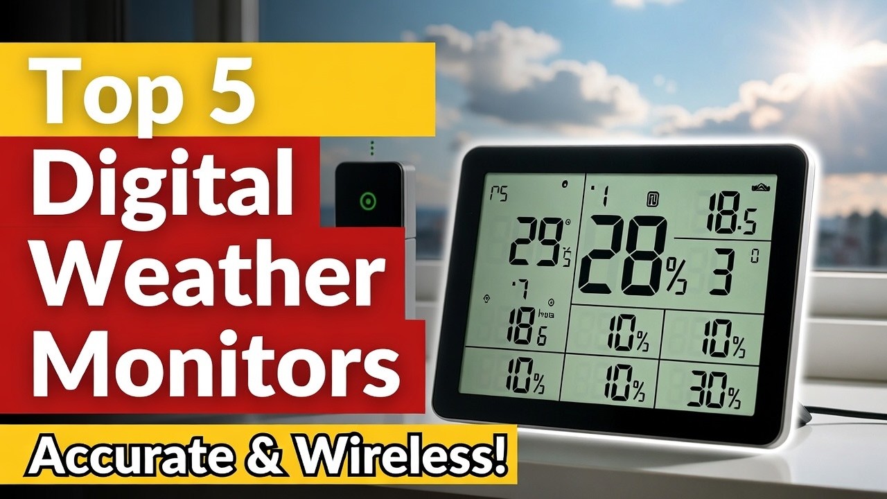 Top 5 Best Digital Weather Monitor With Wireless Sensor (Exclusive) 2026 Review Guide