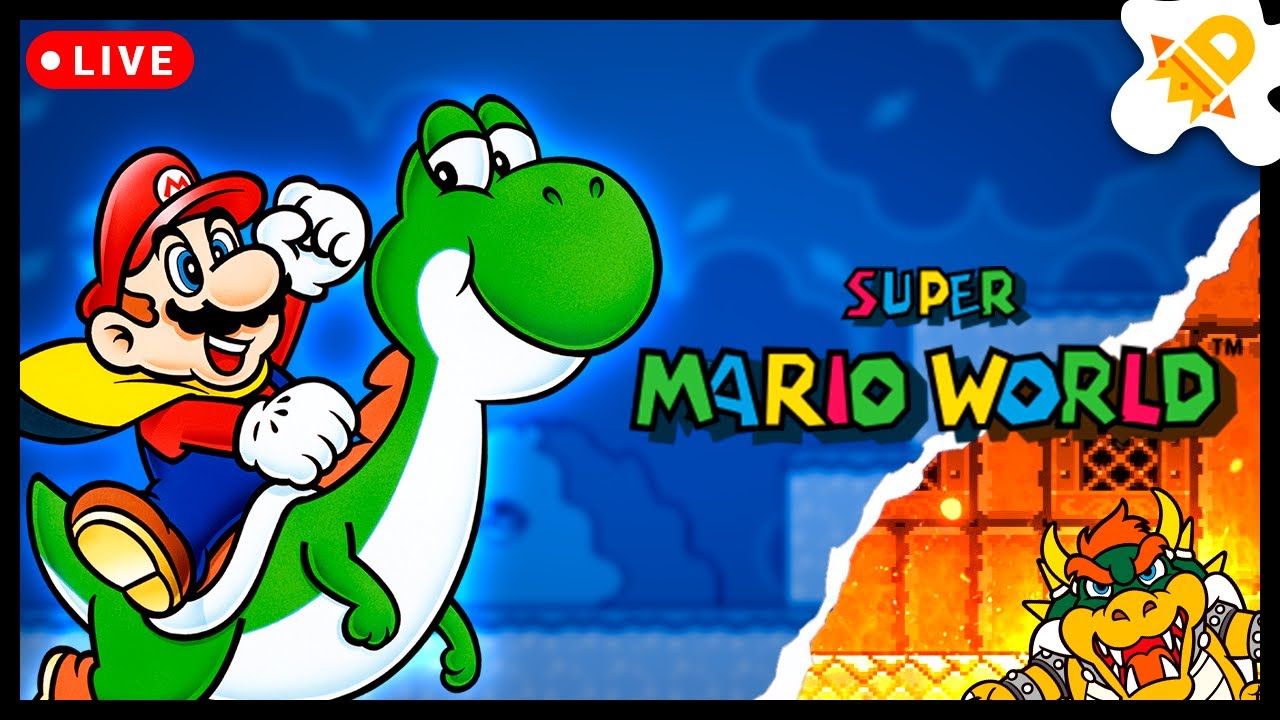 Super Mario World - A Ilha dos Dinossauros ( Live Duqueta no Switch 2)