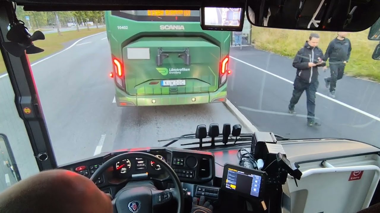 Bus Driving POV | Route 111 V&auml;xj&ouml; - Alvesta V&auml;stra | Scania Citywide LF