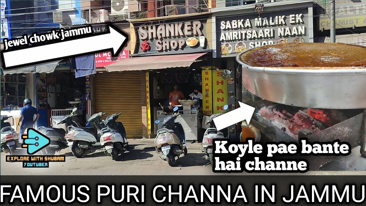 Jammu ki famous Puri channa || Shankar Shop ||