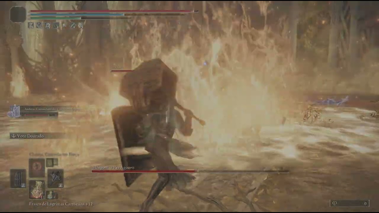 ELDEN RING Cavaleiro Negro vs Morgott