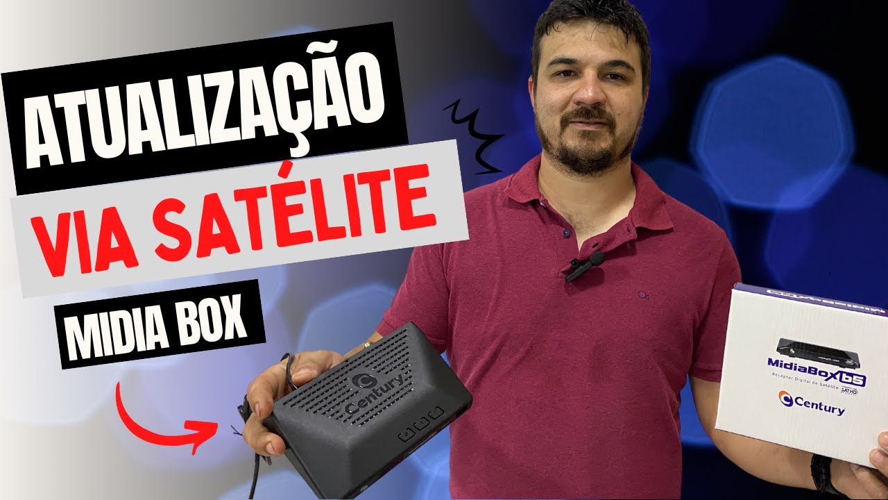 Configurações  midia box b5 via satélite nova parabolica century