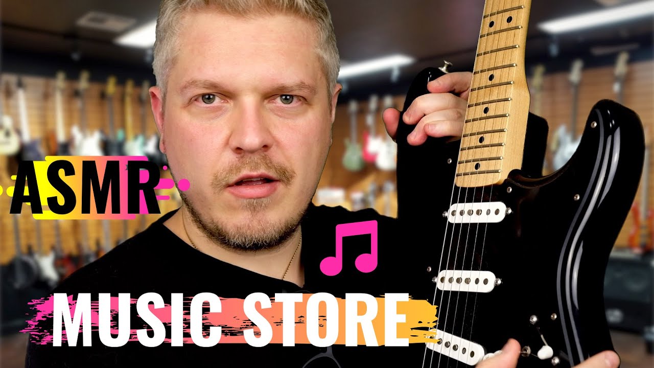 ASMR Roleplay Music Store Shop 🎸🎤🥁