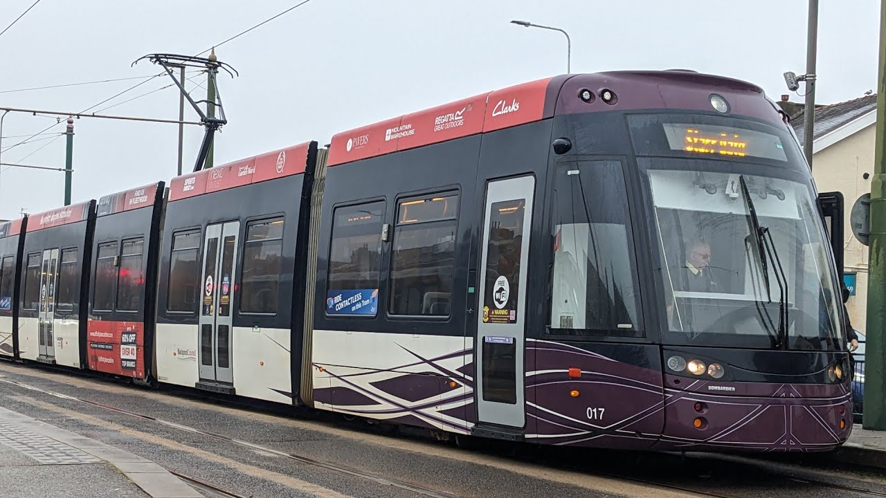 *Loud Motor* Blackpool Transport Bombardier Flexity 2 [Tram 017]