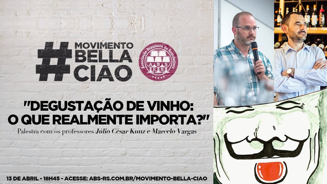 Encontro 11 - Degustação de vinho: o que realmente importa? Profs. Júlio Kunz e Marcelo Vargas