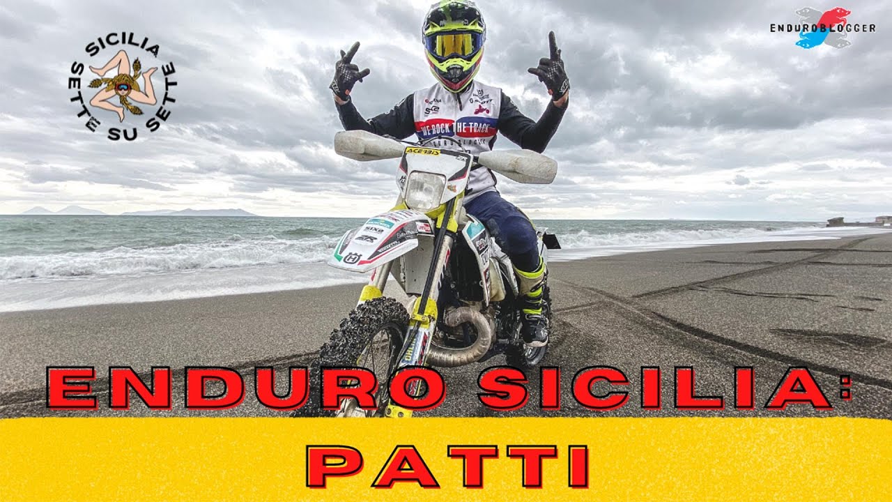 LA SICILIA CON LA MOTO DA ENDURO - PATTI (MESSINA)