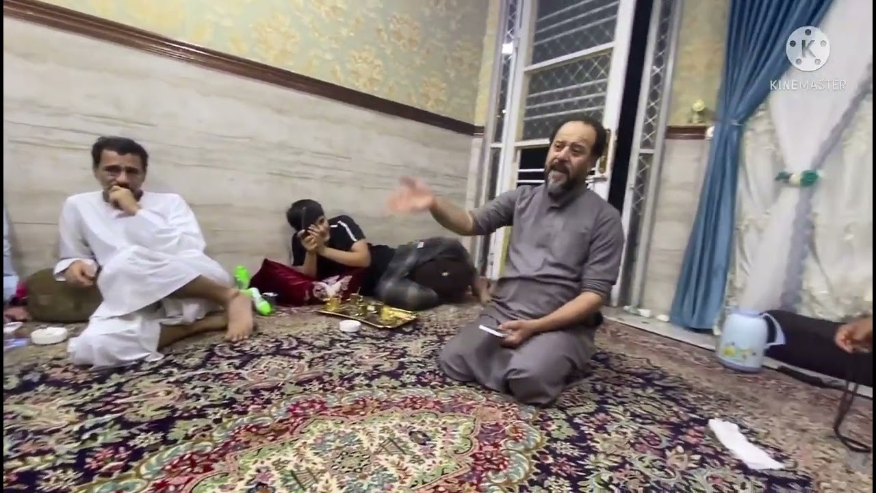 شوف فاضل حسن شلون بجه الكاعدين  كلهم جديد الكبير الشاعر فاضل حسن في جلسه رمضانيه لاتفوتكم المشاهده