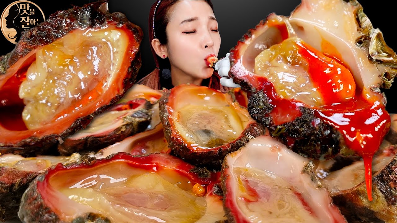 [Mukbang]🌊멍게의 왕! 자연산 돌멍게 먹방!😋(멍게중 으뜸의 맛!🤤)완전 맛있다.😍 Sea Pineapple Raw Sea Food SPOON WORM ASMR | 쎄미