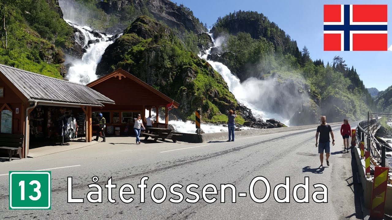 Norway: Rv. 13 Låtefossen - Odda