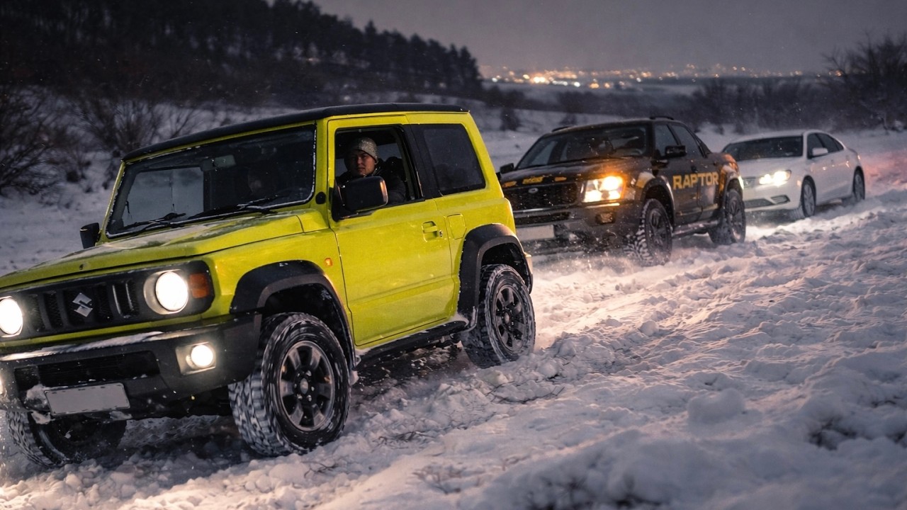 BMW против 4x4! Кто первым заедет в гору?