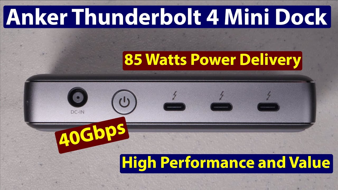 Anker PowerExpand 5-in1 Thunderbolt 4 Mini Dock
