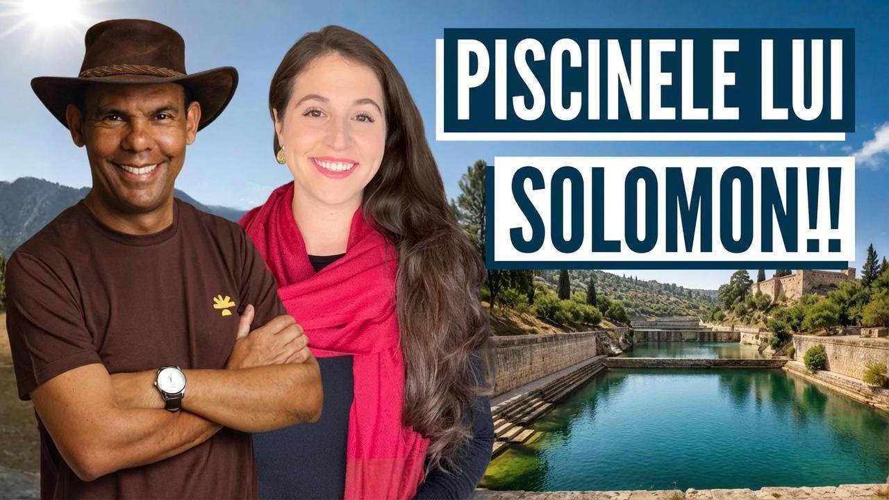 Am descoperit piscinele lui Solomon! Aventură în Israel cu Aline și @RodrigoSilvaArqueologia
