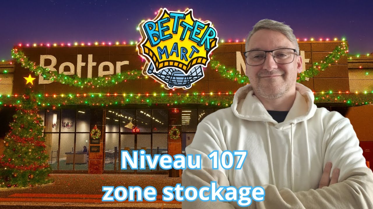 BETTER MART / ZONE DE STOCKAGE BIENTOT VIDE ET DECO