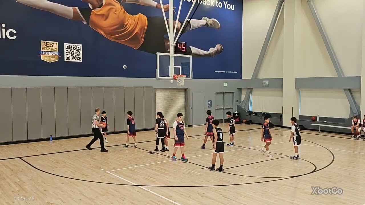 Mana Basketball 12U vs Cali Rebels 11U Black G365 Above The Rim 2/1/26