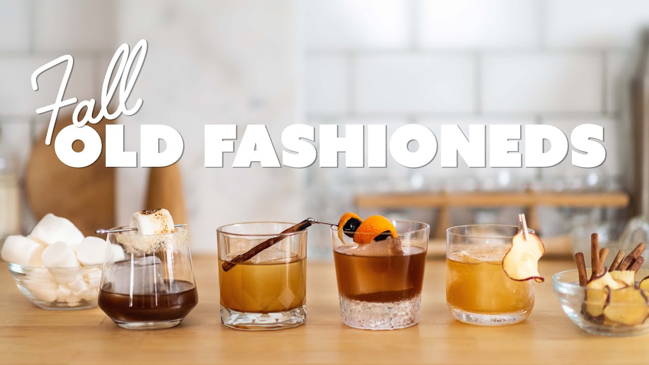 S'mores, Caramel, Butterscotch & Pumpkin Spice | FALL OLD FASHIONED RECIPES