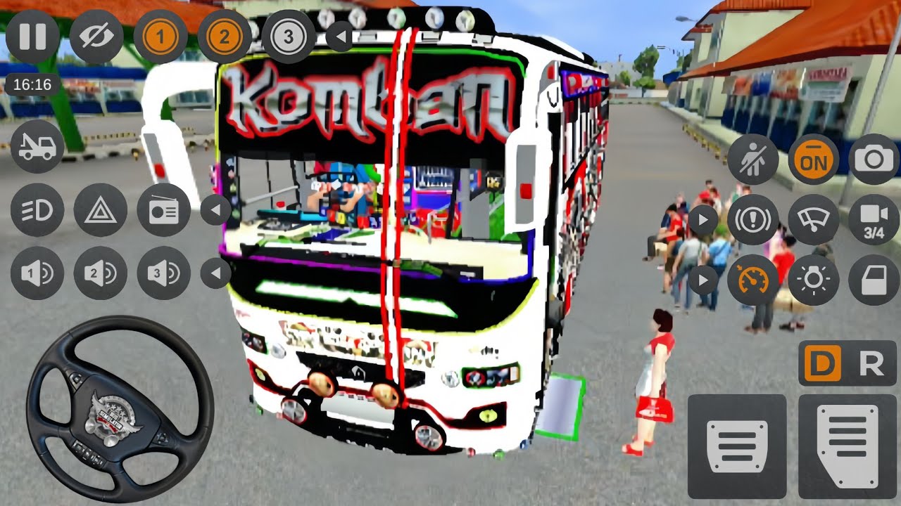 Bus Simulator Indonesia Extreme Traffic Mode | Real City Bus Driving