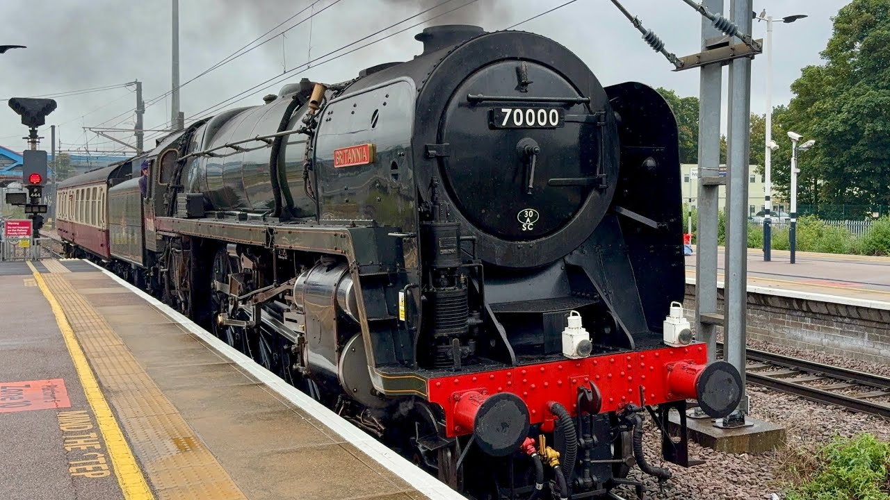 BR Standard 7 70000 ‘Britannia’ RETURNS To The MAINLINE After Repairs On NVR