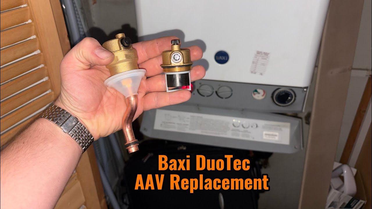 How to change a Baxi DuoTec AAV | How to Replace Top & Bottom Automatic Air Vents