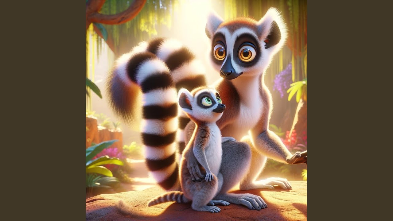 The Ring-Tailed Lemur (Lemur catta) Song for Kids (Educational)