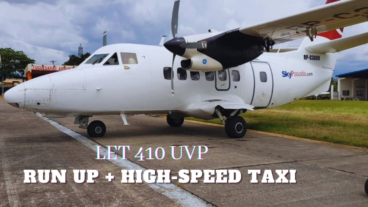 L-410 UVP | Run up + High-Speed Taxi Test | WCC SKYPASADA AVIATION COMPANY