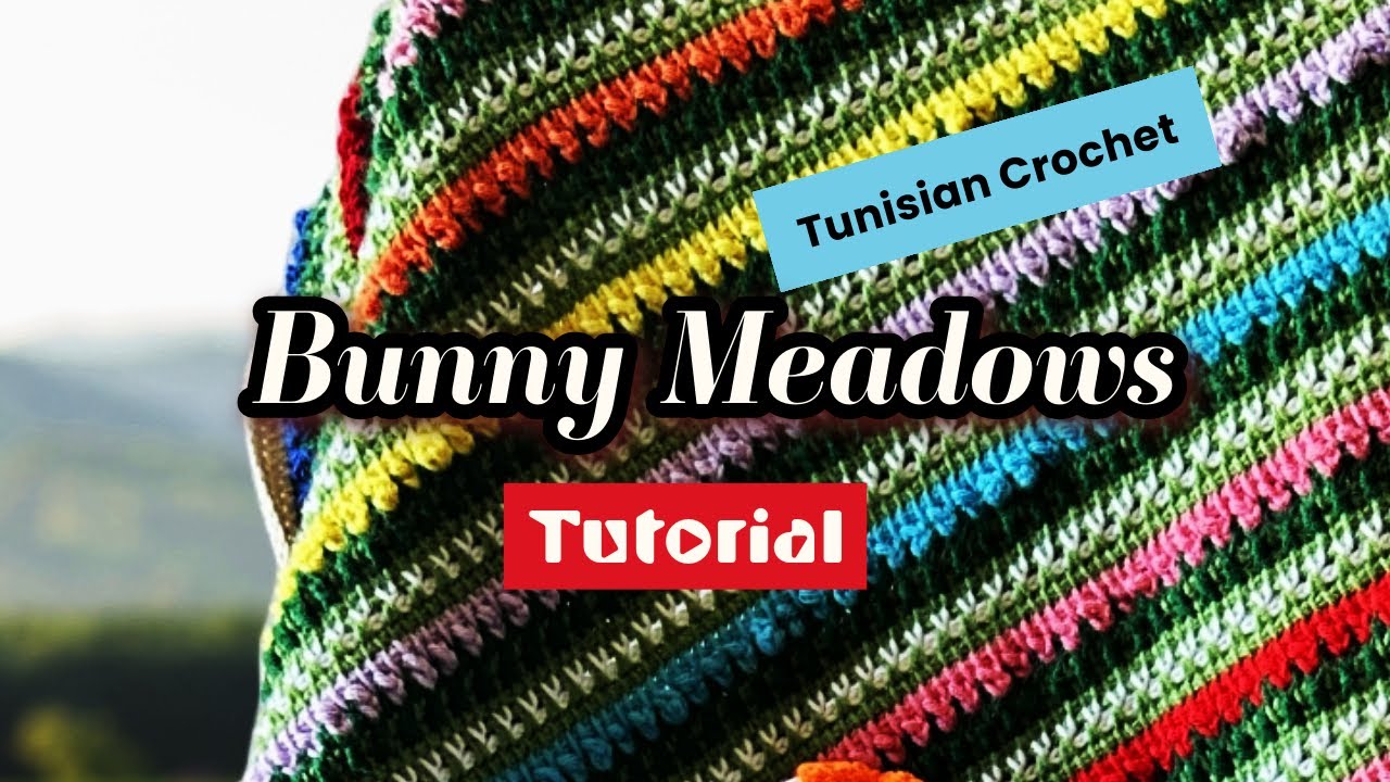 Великолепное тунисское одеяло Bunny Meadows [для правшей]