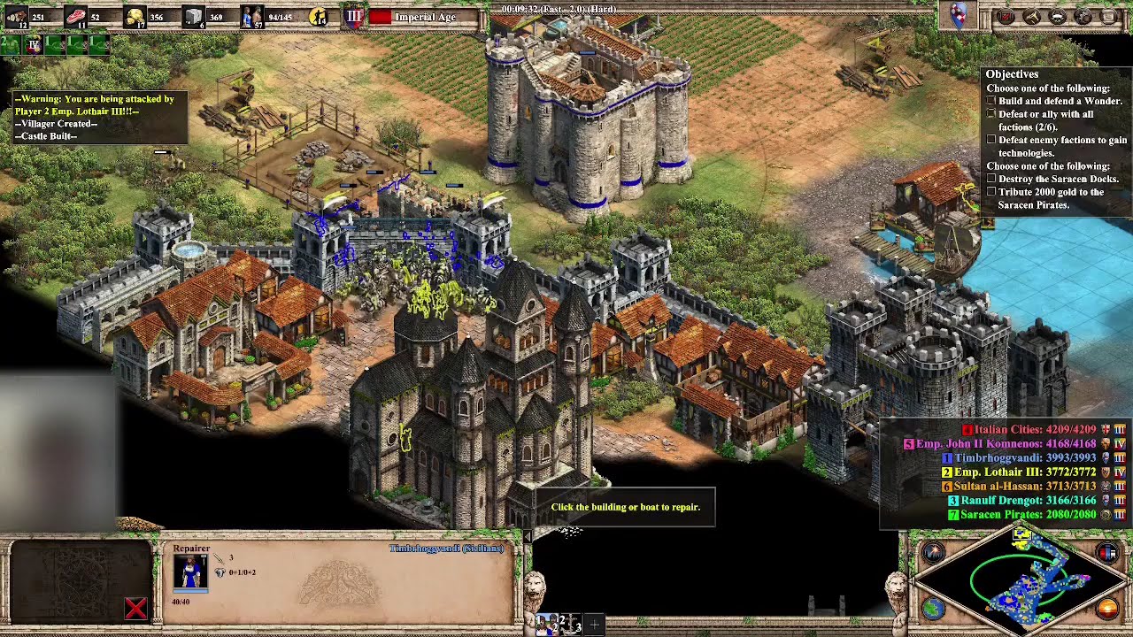 AoE2 Hautevilles 5: Wonder of the World Speedrun WR - 18:26 IGT