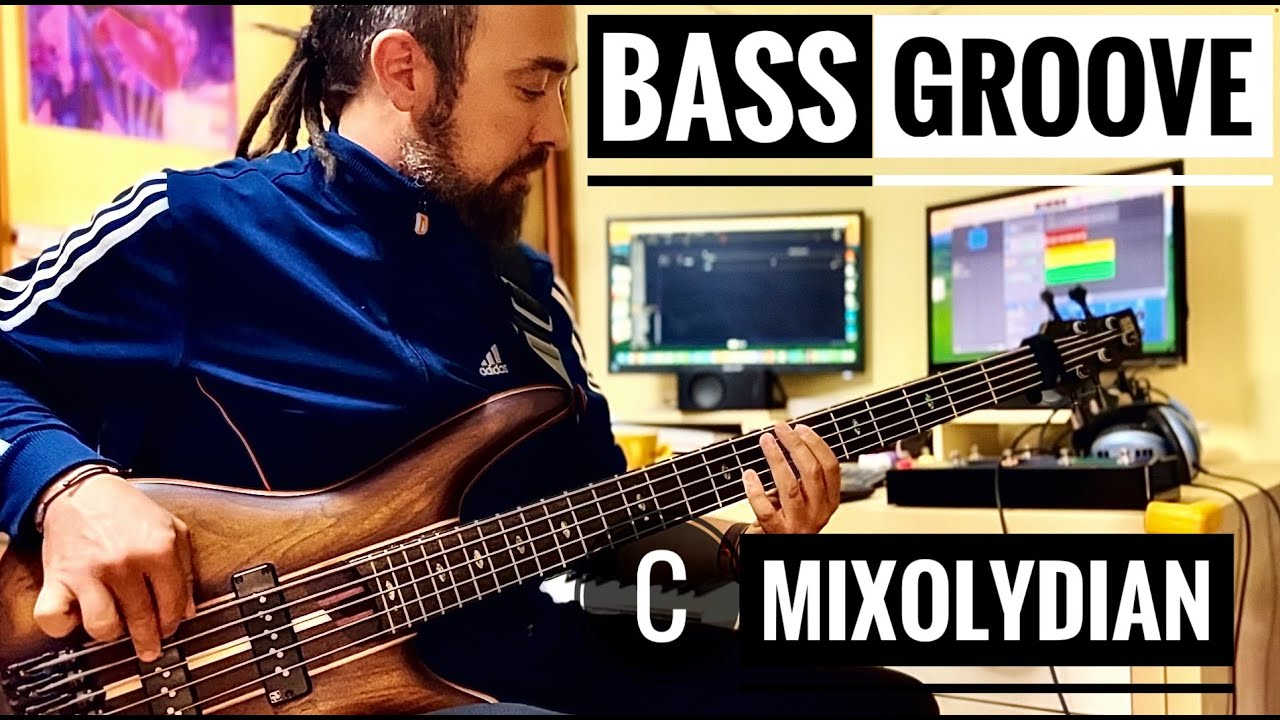 FUNK BASS GROOVE / C MIXOLYDIAN