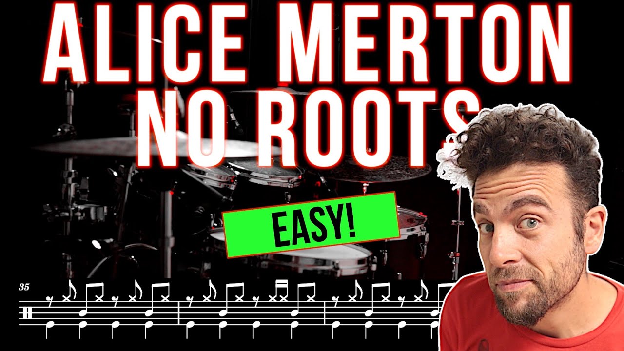 Alice Merton - No Roots - Drum Cover (with scrolling drum score)