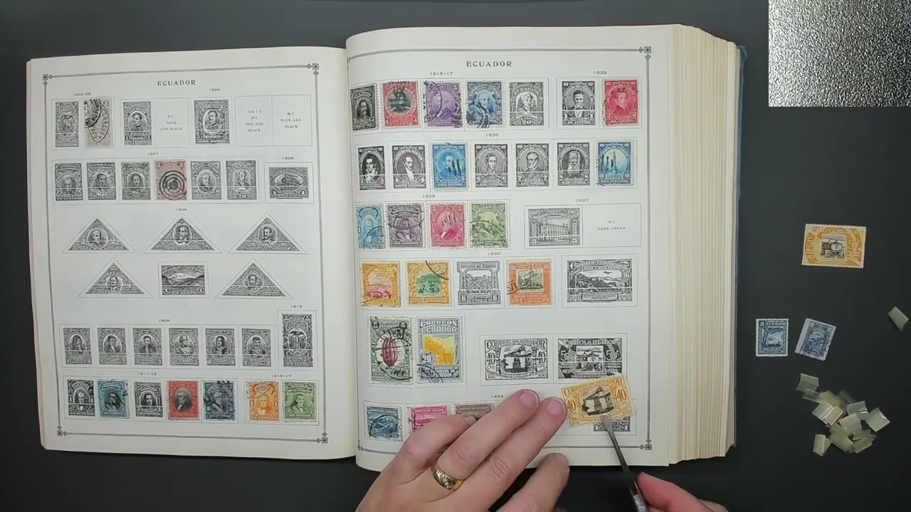 Stamp Collecting Relax and Watch - Ecuador - Scott Junior International - Part 1