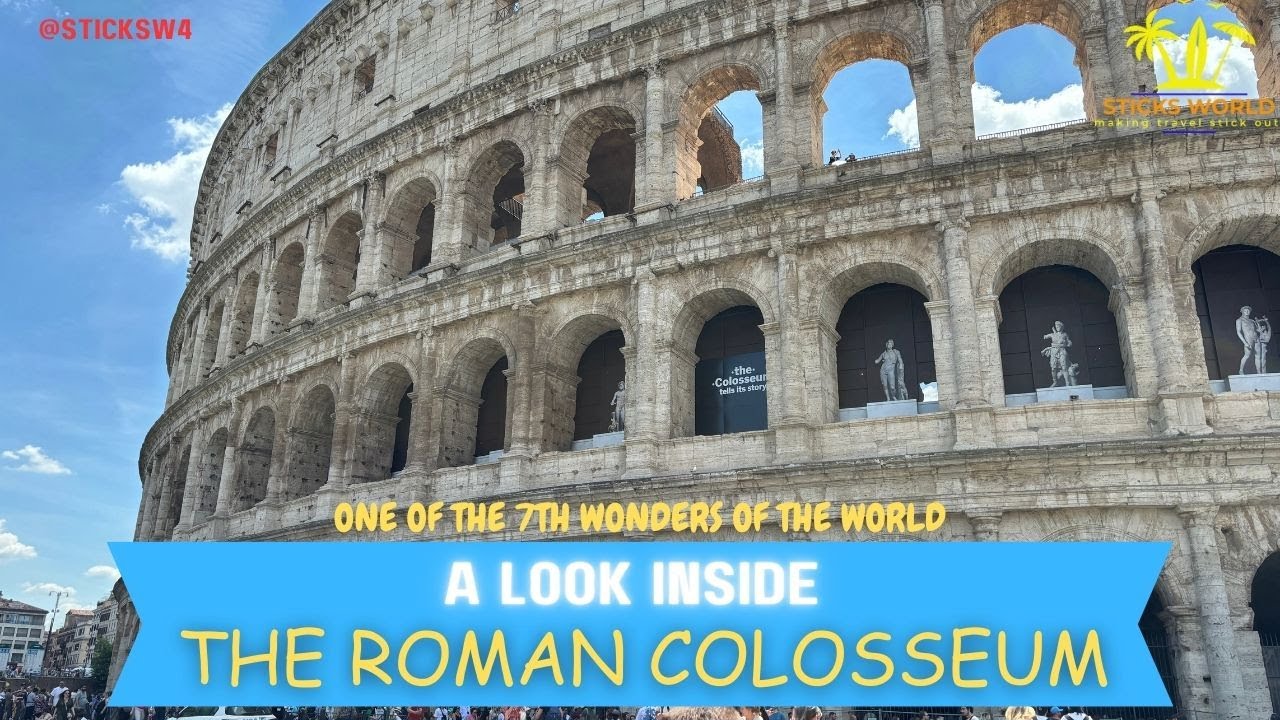 Take a look inside The Roman Colosseum | Rome | Italy #travel #italy #visitrome #europe