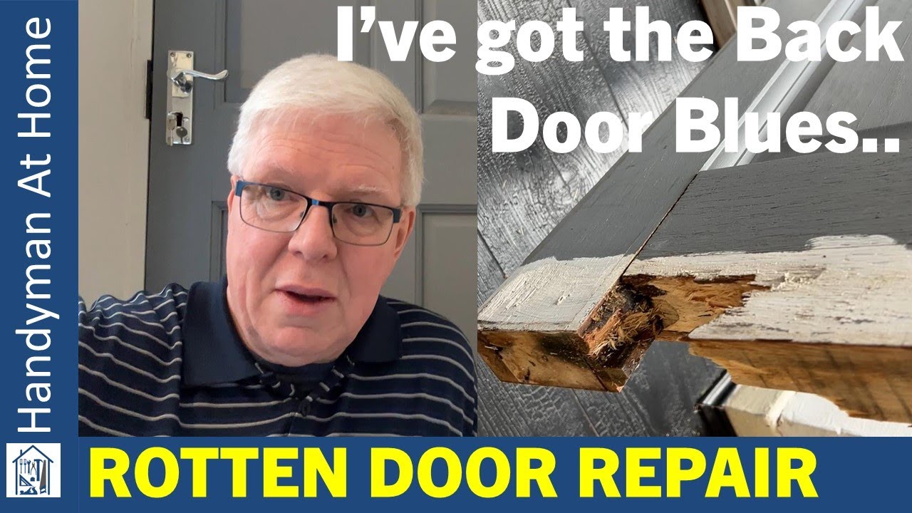 How To Repair A Wooden Door - Sorting Out Some Rot In A Wooden Door