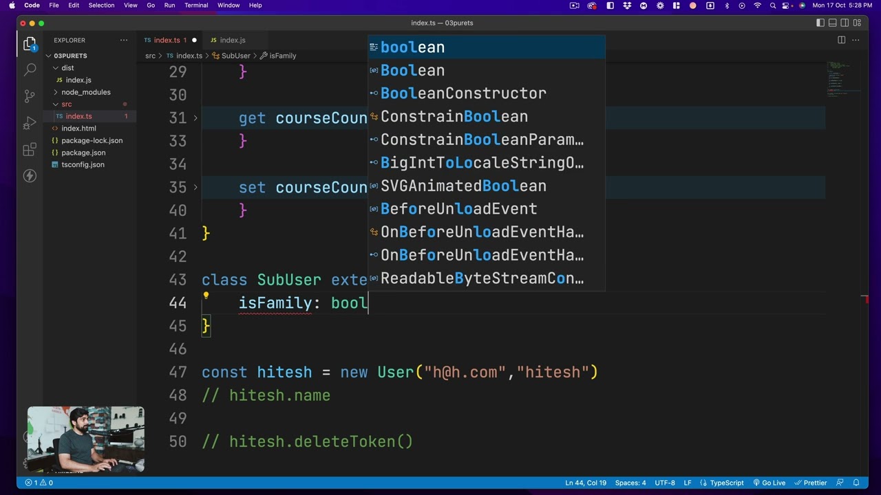 Protected in Typescript