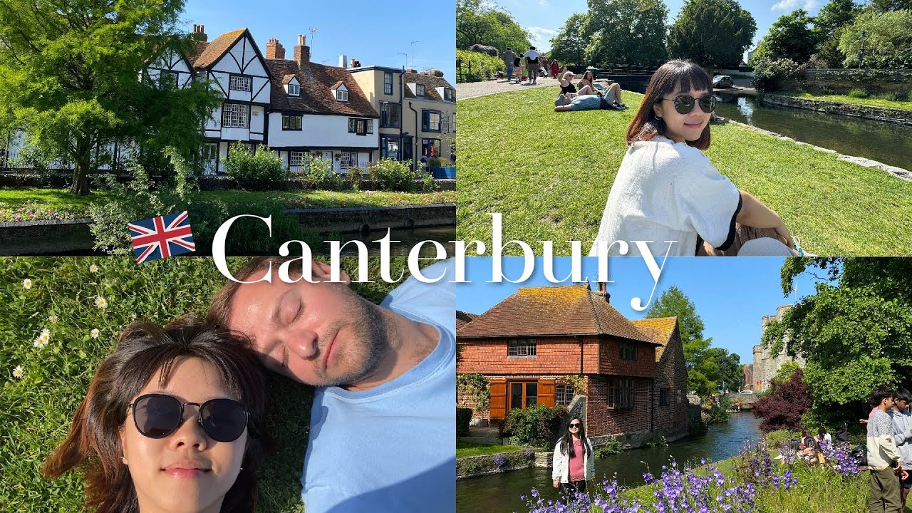 UK VLOG - Canterbury 一日遊/油畫小鎮/百年英式建築