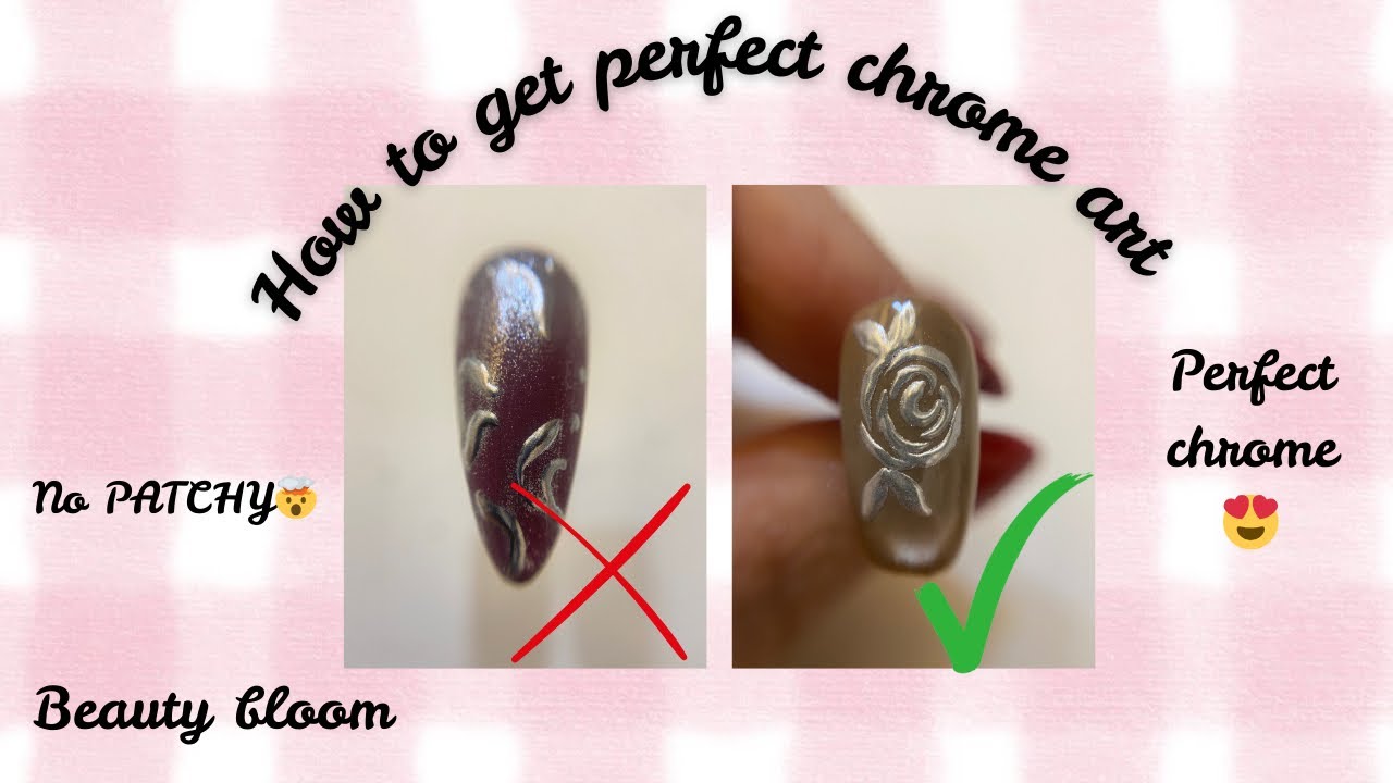 Perfect Chrome Nails 💅✨ | No Patchy Chrome | Beginner Friendly🤯🫶🏻