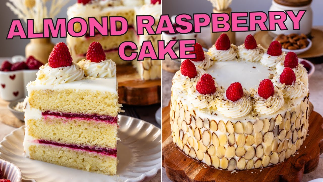 Almond Raspberry Cake