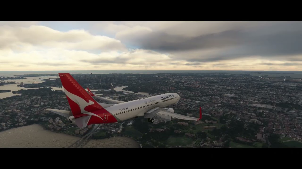 MSFS2020 | B737-800 YSSY Sydney Rwy 16R Landing