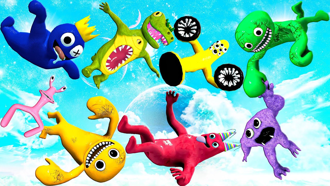 Rainbow Friends Vs Garten of Banban Epic Ragdoll Ep.128