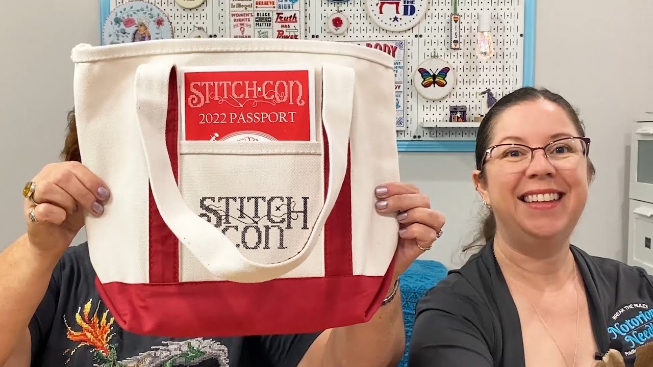 Stitch-Con 2022 Haul: Keepsakes Purchases, Stitchy Kindness and Freebie Table; Flosstube 26