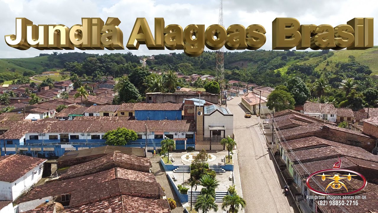Jundi&aacute; - Alagoas Brasil - Visto de cima em 2.7k - Dji Mavic Mini
