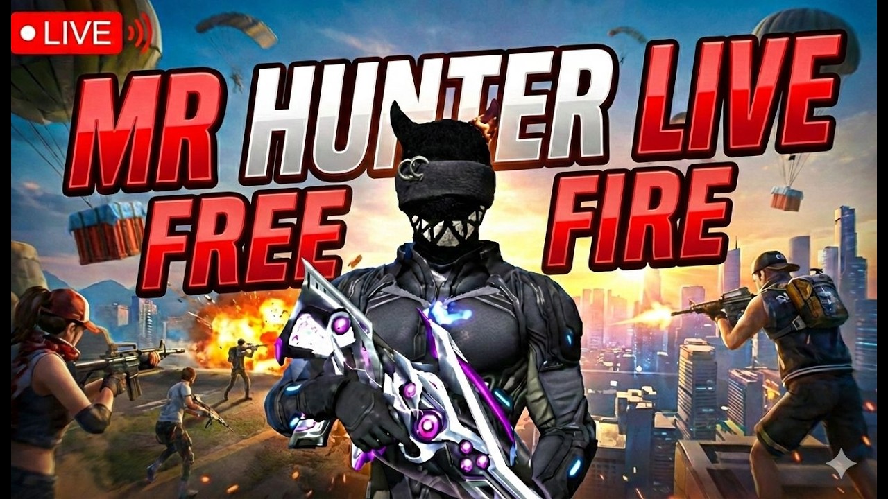 MR HUNTER  FREE FIRE  LIVE    KANNADA     #mrhunter #kannada