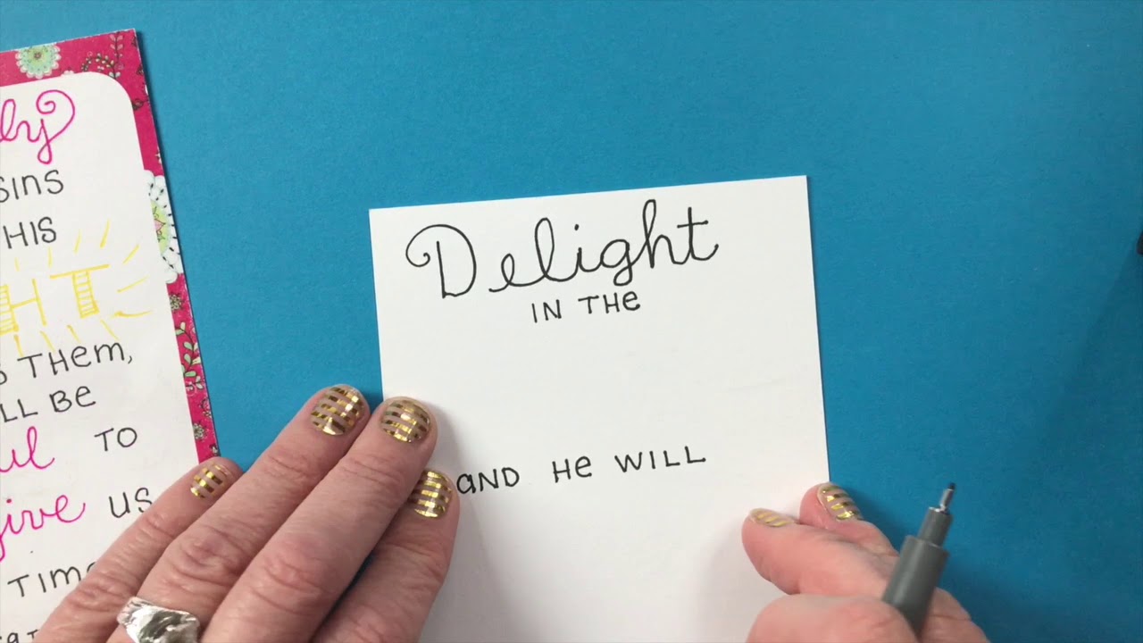 3 Simple Hand-Lettering Styles for Scripture Writing | Bible Lettering Tutorial