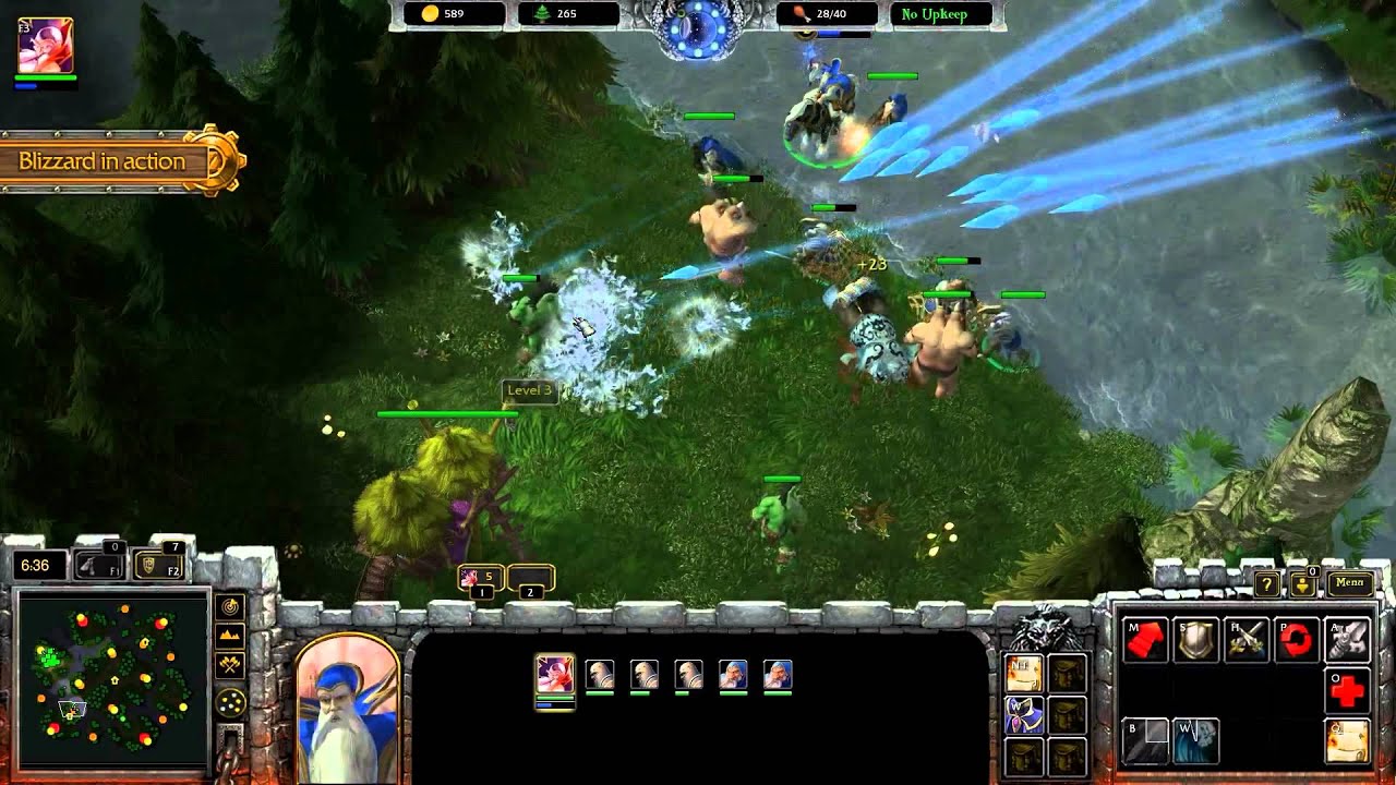 WarCraft Armies Of Azeroth Alliance Gameplay