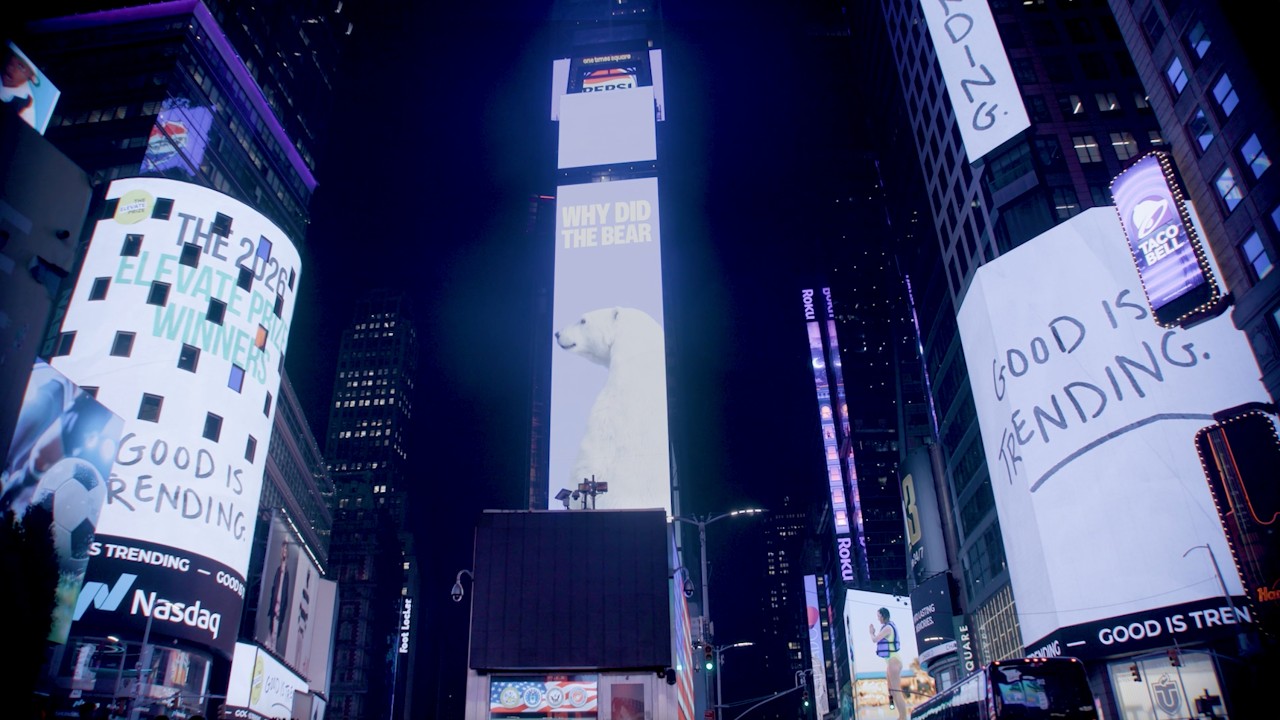 The Elevate Prize Winners Take Over Times Square