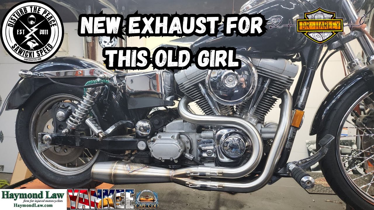 Установка выхлопной системы Sawicki Speed ​​Exhaust на Dyna 99