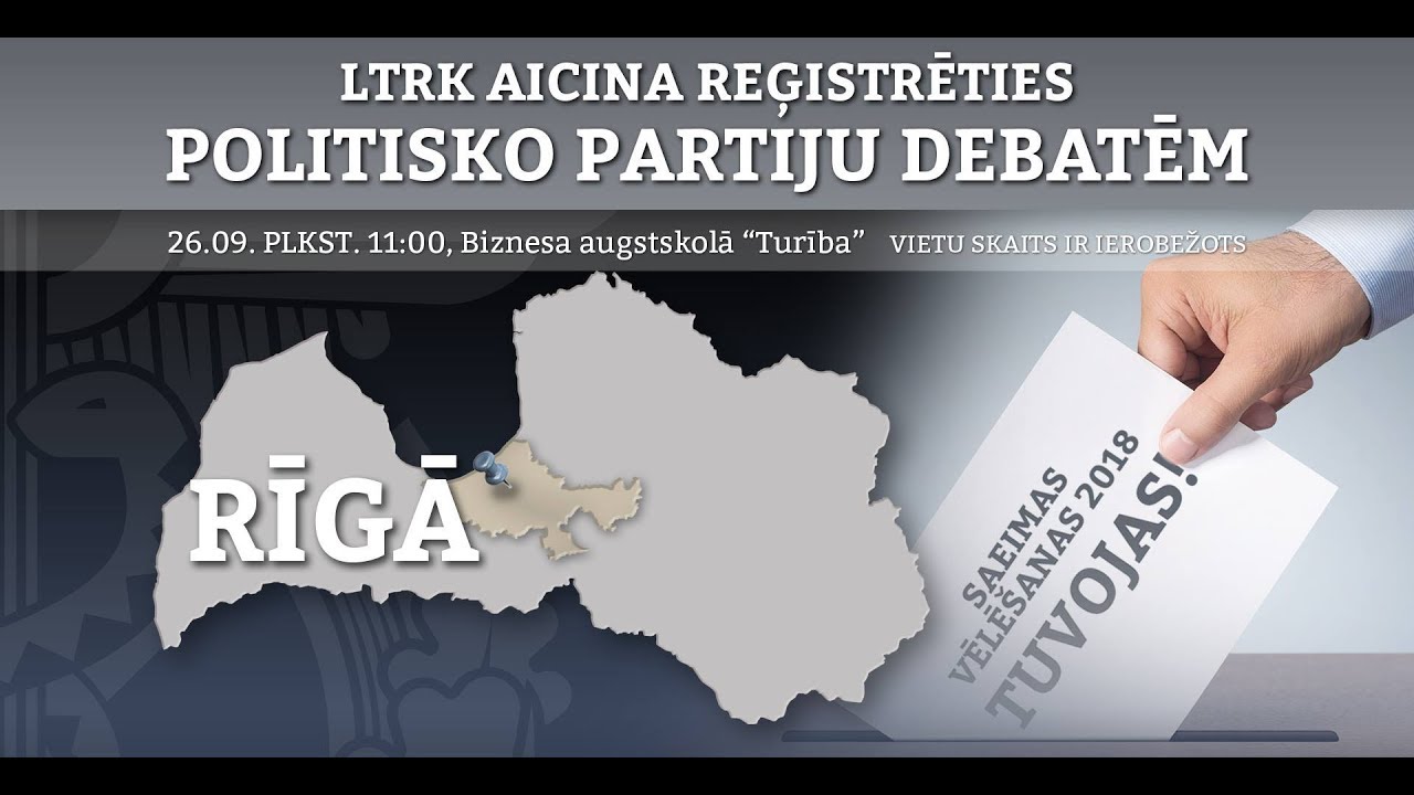 POLITISKO PARTIJU DEBATES RĪGĀ