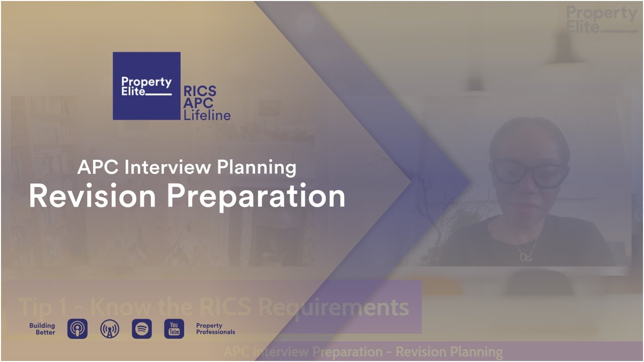APC Interview Planning - Revision Preparation (RICS APC)