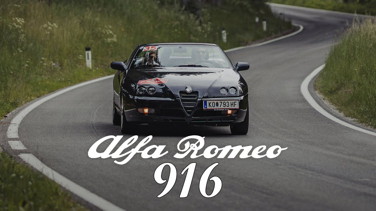 Alfa Romeo 916 Spider — Austrian Countryside Drive | RAW Sound